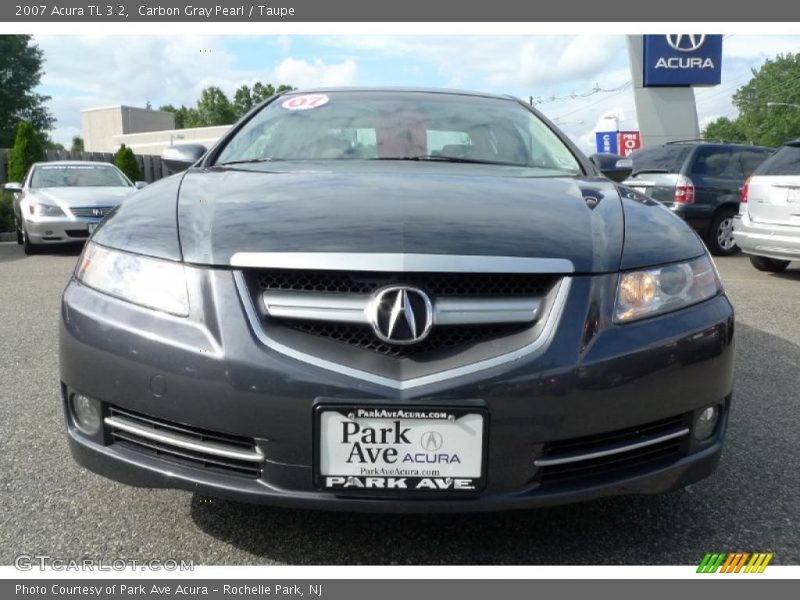 Carbon Gray Pearl / Taupe 2007 Acura TL 3.2