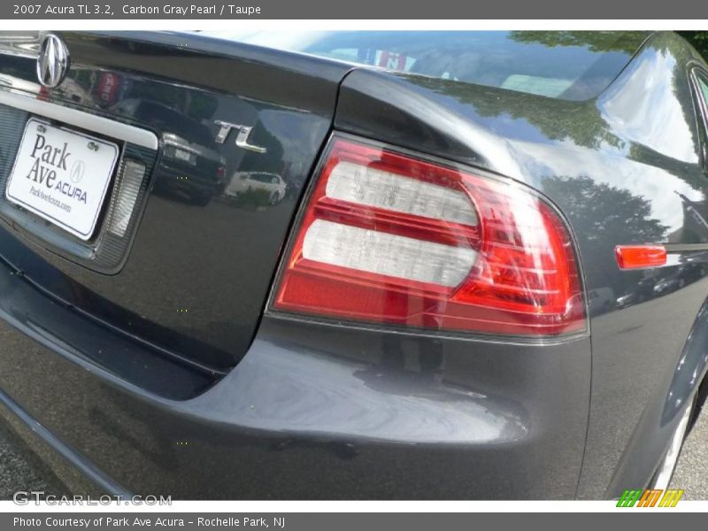 Carbon Gray Pearl / Taupe 2007 Acura TL 3.2