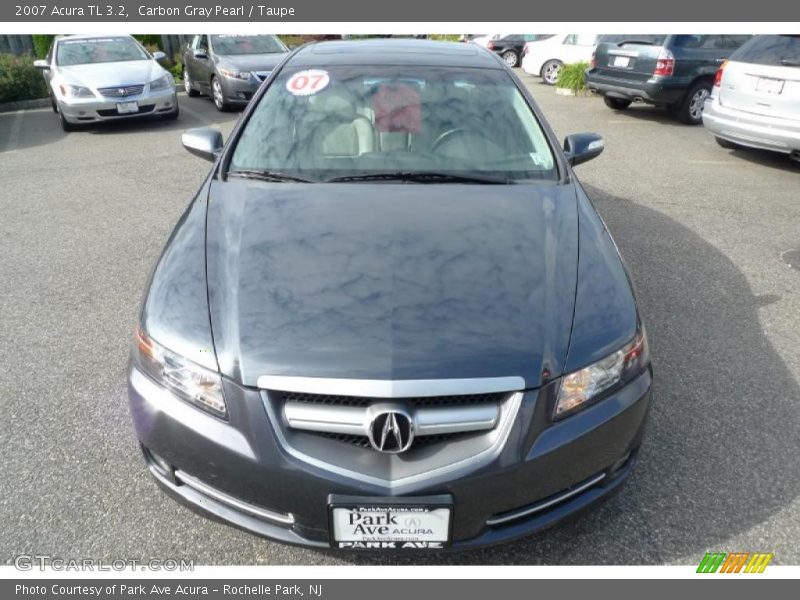 Carbon Gray Pearl / Taupe 2007 Acura TL 3.2