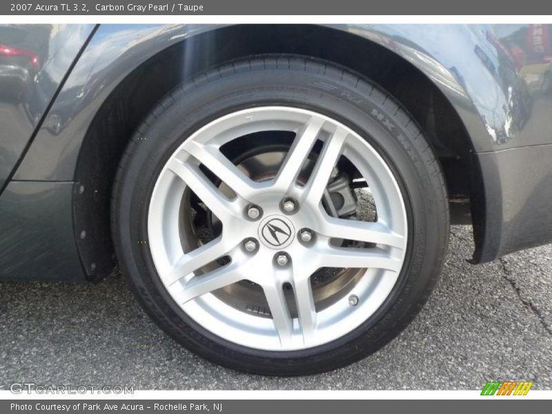 Carbon Gray Pearl / Taupe 2007 Acura TL 3.2