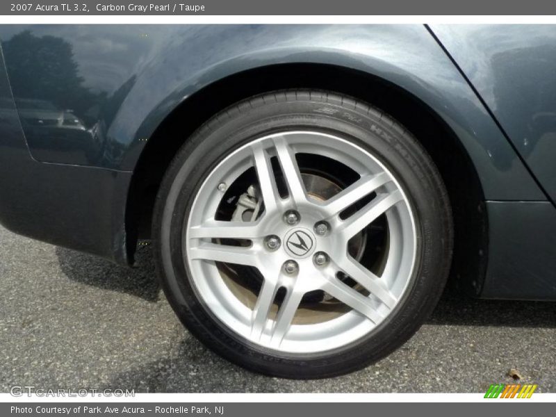 Carbon Gray Pearl / Taupe 2007 Acura TL 3.2