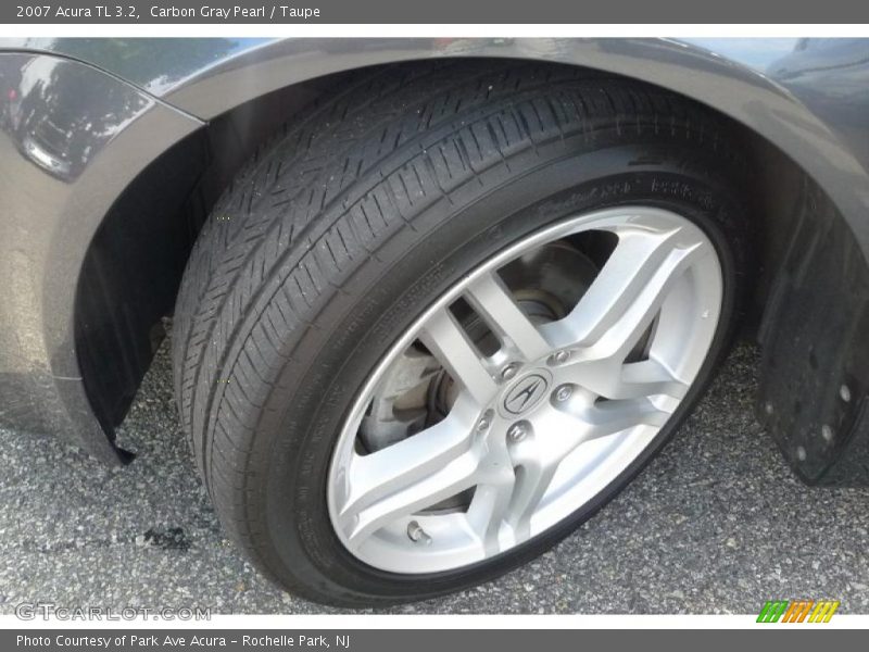 Carbon Gray Pearl / Taupe 2007 Acura TL 3.2
