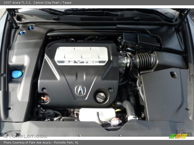 Carbon Gray Pearl / Taupe 2007 Acura TL 3.2