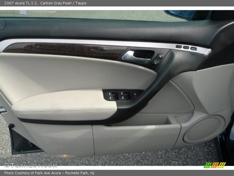 Carbon Gray Pearl / Taupe 2007 Acura TL 3.2