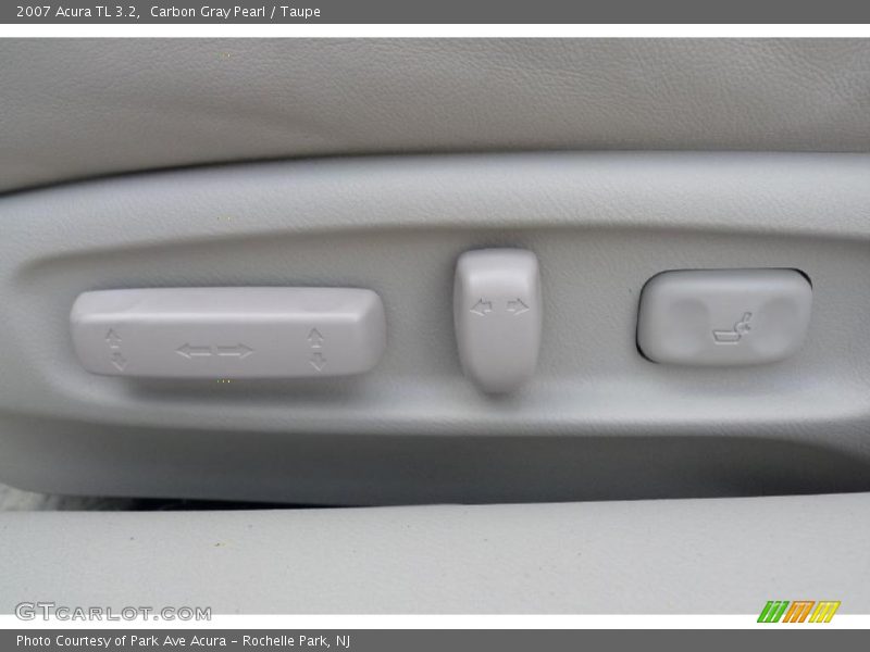Carbon Gray Pearl / Taupe 2007 Acura TL 3.2