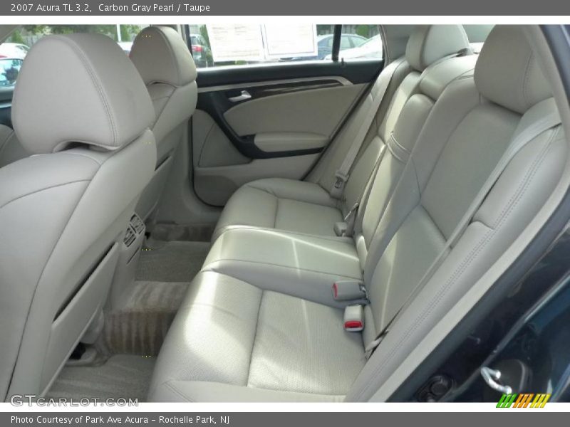 Carbon Gray Pearl / Taupe 2007 Acura TL 3.2
