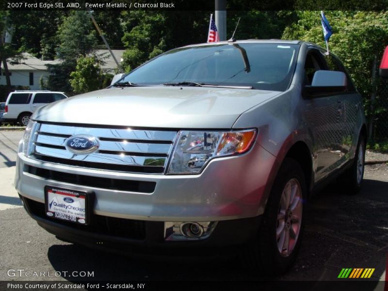 Pewter Metallic / Charcoal Black 2007 Ford Edge SEL AWD