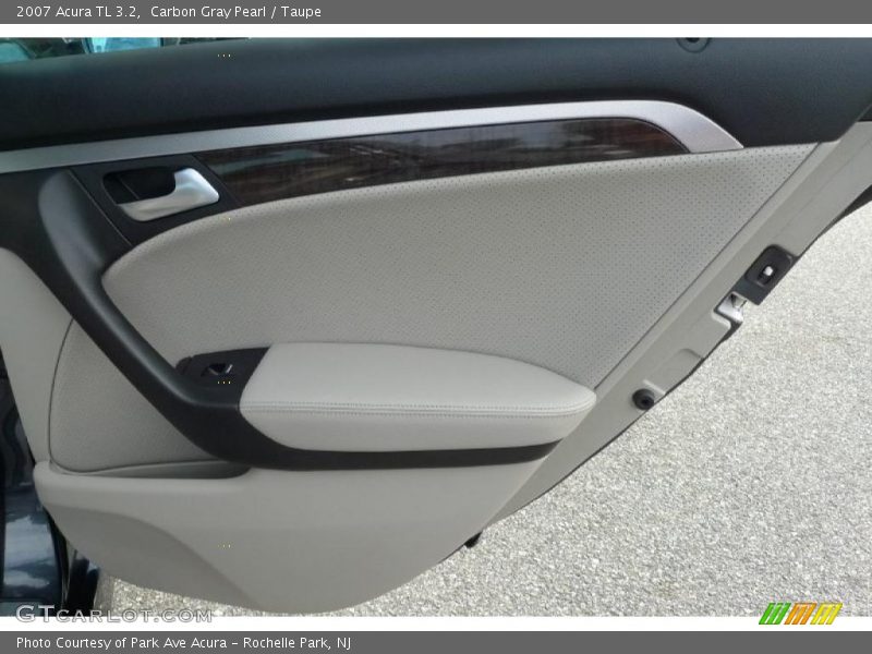 Carbon Gray Pearl / Taupe 2007 Acura TL 3.2
