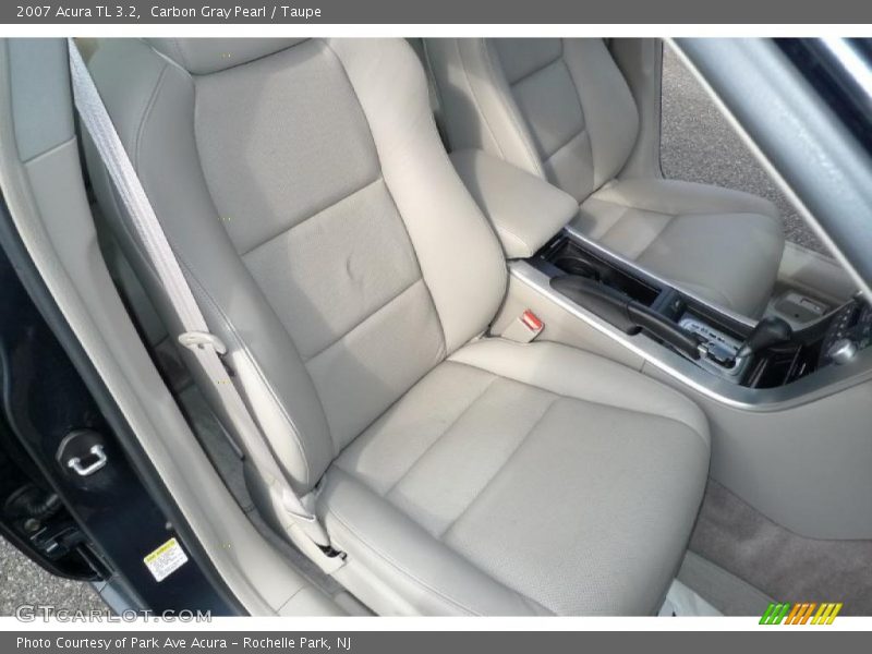 Carbon Gray Pearl / Taupe 2007 Acura TL 3.2