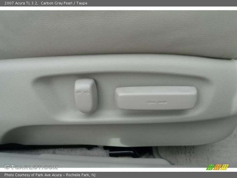 Carbon Gray Pearl / Taupe 2007 Acura TL 3.2