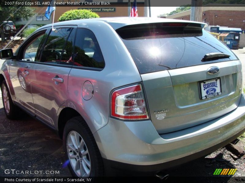 Pewter Metallic / Charcoal Black 2007 Ford Edge SEL AWD