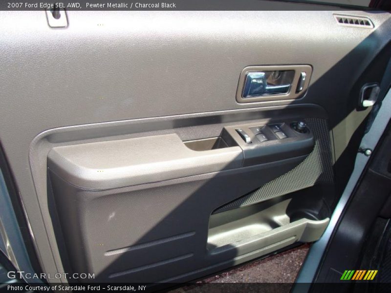 Pewter Metallic / Charcoal Black 2007 Ford Edge SEL AWD
