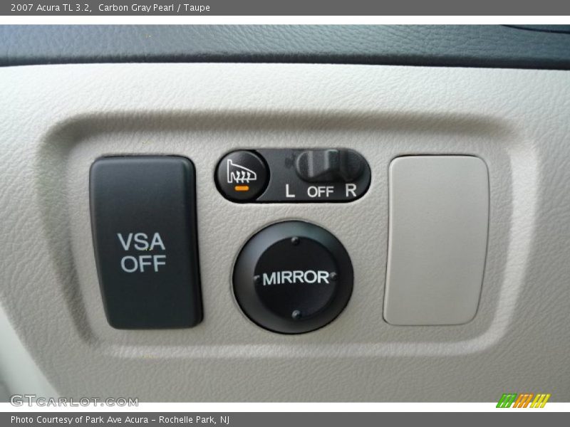 Carbon Gray Pearl / Taupe 2007 Acura TL 3.2