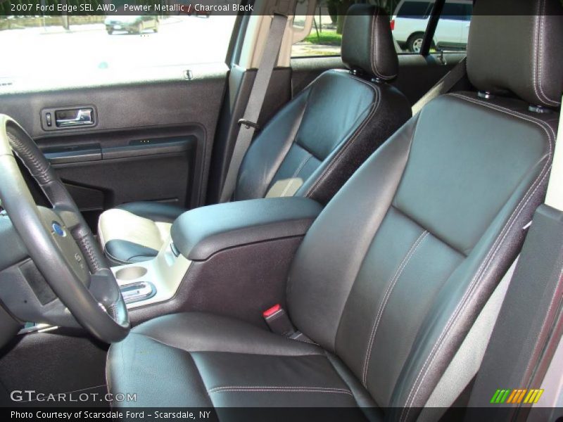 Pewter Metallic / Charcoal Black 2007 Ford Edge SEL AWD