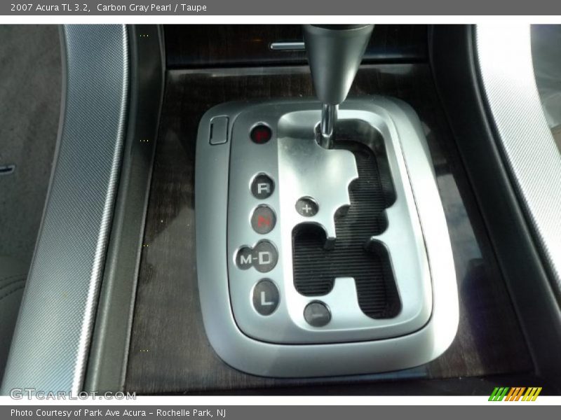 Carbon Gray Pearl / Taupe 2007 Acura TL 3.2