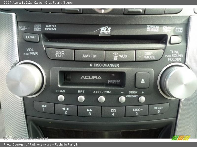 Carbon Gray Pearl / Taupe 2007 Acura TL 3.2