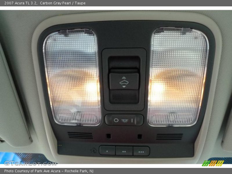 Carbon Gray Pearl / Taupe 2007 Acura TL 3.2