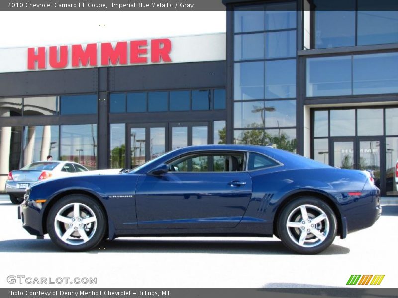 Imperial Blue Metallic / Gray 2010 Chevrolet Camaro LT Coupe