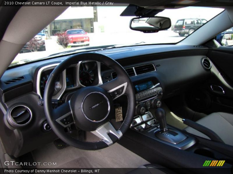Imperial Blue Metallic / Gray 2010 Chevrolet Camaro LT Coupe