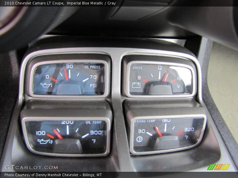 Imperial Blue Metallic / Gray 2010 Chevrolet Camaro LT Coupe