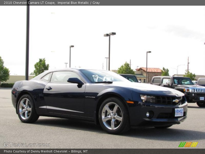 Imperial Blue Metallic / Gray 2010 Chevrolet Camaro LT Coupe