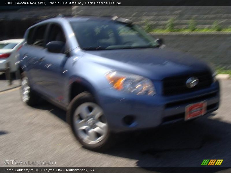 Pacific Blue Metallic / Dark Charcoal/Taupe 2008 Toyota RAV4 4WD