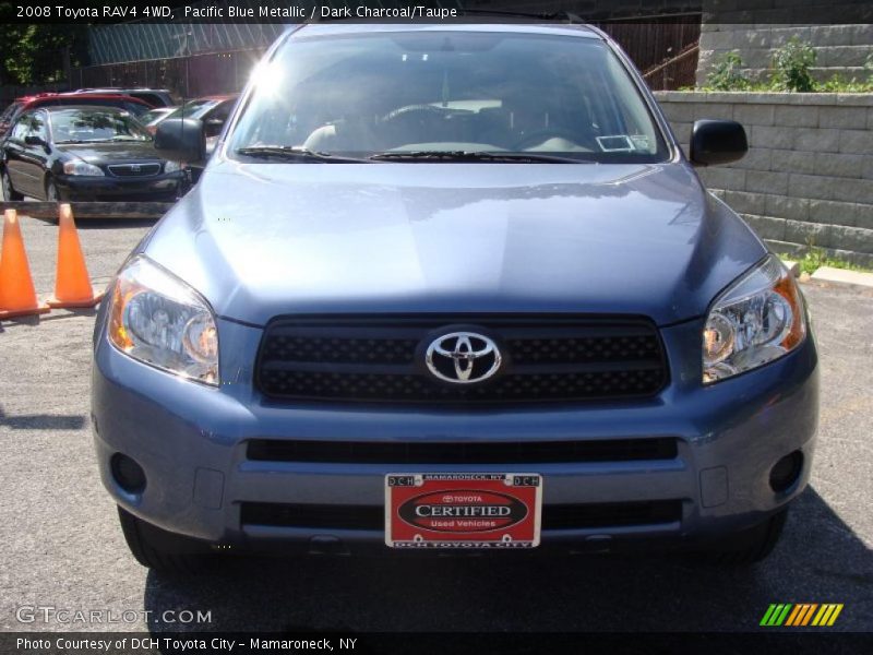 Pacific Blue Metallic / Dark Charcoal/Taupe 2008 Toyota RAV4 4WD