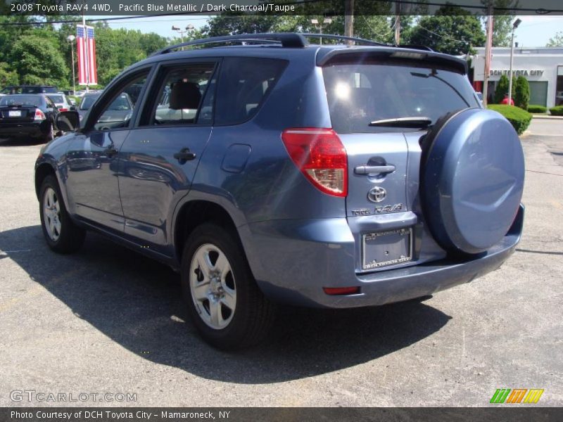 Pacific Blue Metallic / Dark Charcoal/Taupe 2008 Toyota RAV4 4WD