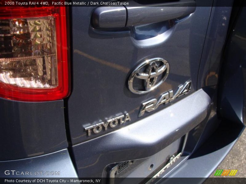 Pacific Blue Metallic / Dark Charcoal/Taupe 2008 Toyota RAV4 4WD