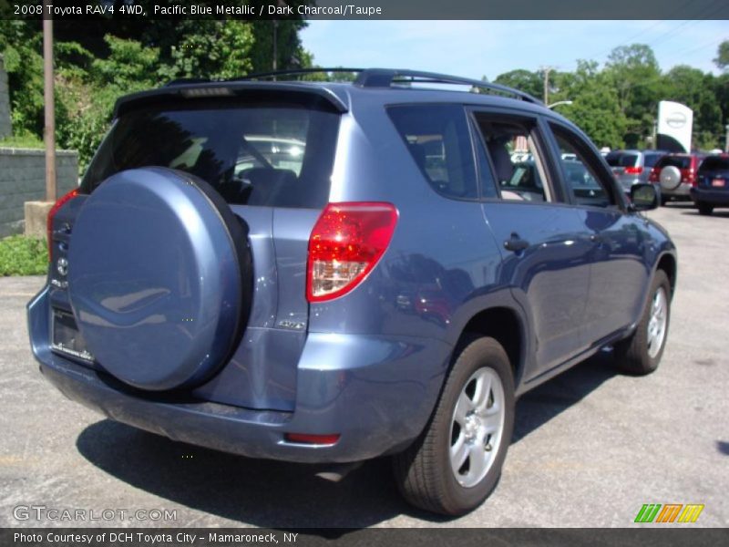 Pacific Blue Metallic / Dark Charcoal/Taupe 2008 Toyota RAV4 4WD