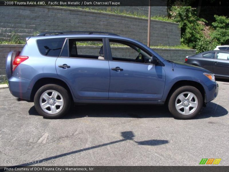 Pacific Blue Metallic / Dark Charcoal/Taupe 2008 Toyota RAV4 4WD
