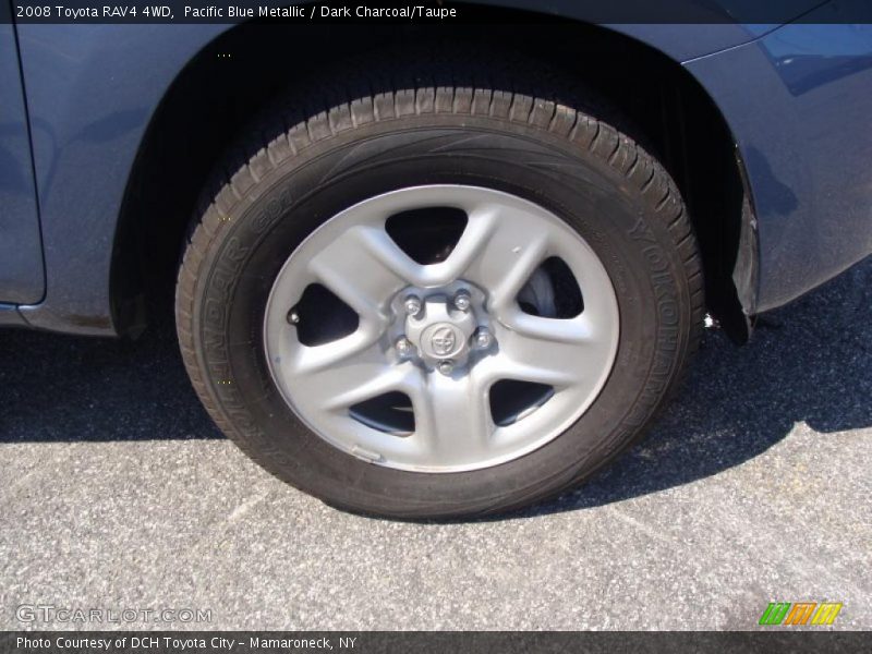 Pacific Blue Metallic / Dark Charcoal/Taupe 2008 Toyota RAV4 4WD