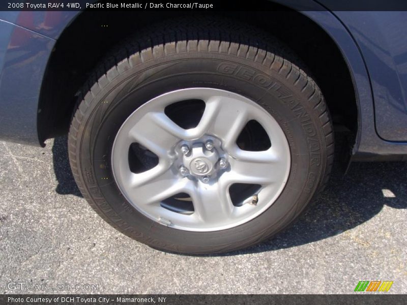Pacific Blue Metallic / Dark Charcoal/Taupe 2008 Toyota RAV4 4WD