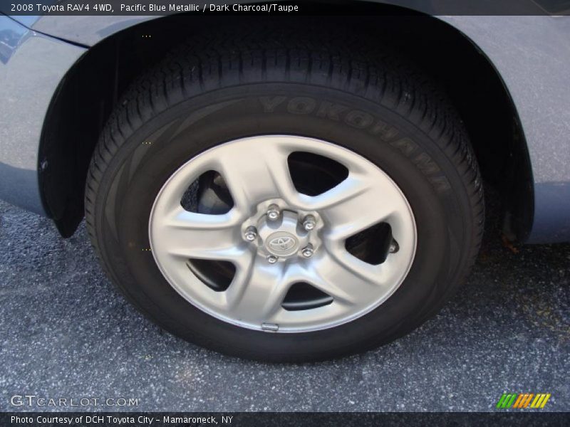Pacific Blue Metallic / Dark Charcoal/Taupe 2008 Toyota RAV4 4WD