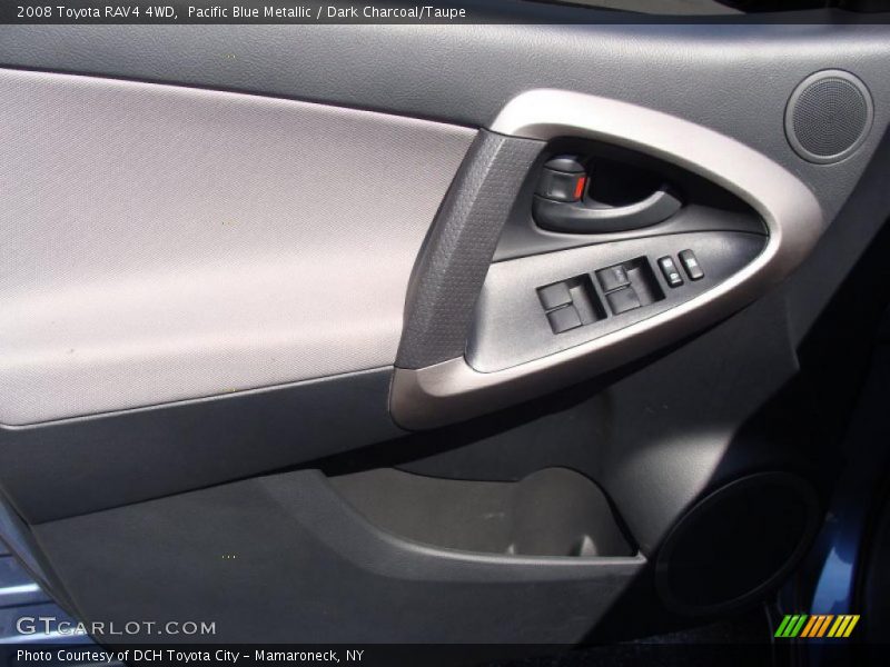 Pacific Blue Metallic / Dark Charcoal/Taupe 2008 Toyota RAV4 4WD