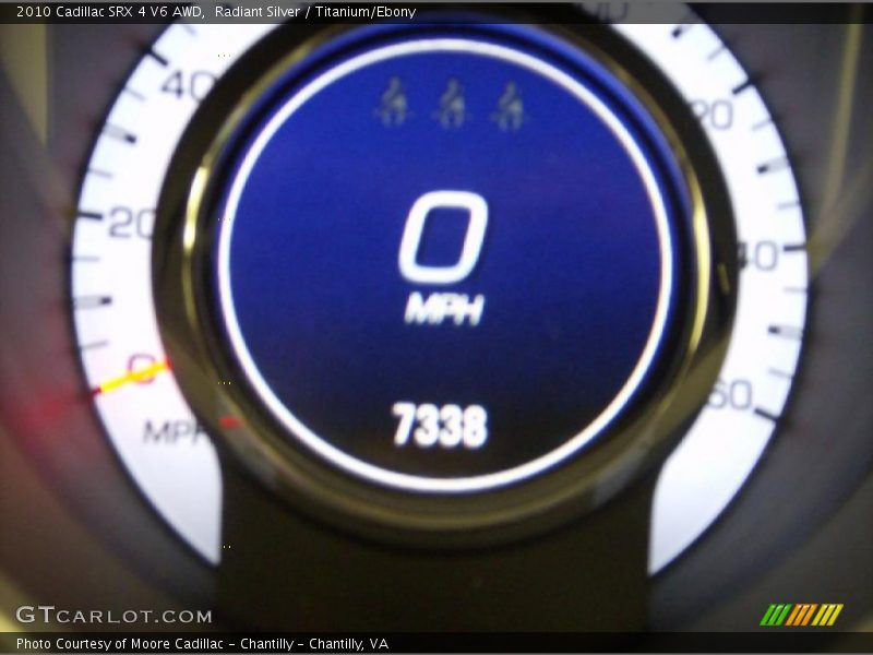 Radiant Silver / Titanium/Ebony 2010 Cadillac SRX 4 V6 AWD