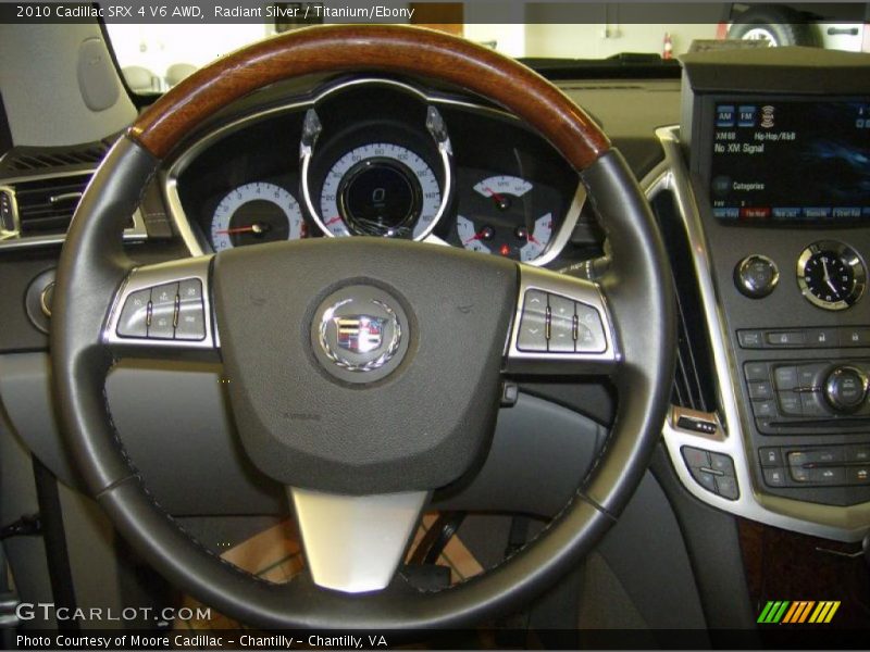 Radiant Silver / Titanium/Ebony 2010 Cadillac SRX 4 V6 AWD