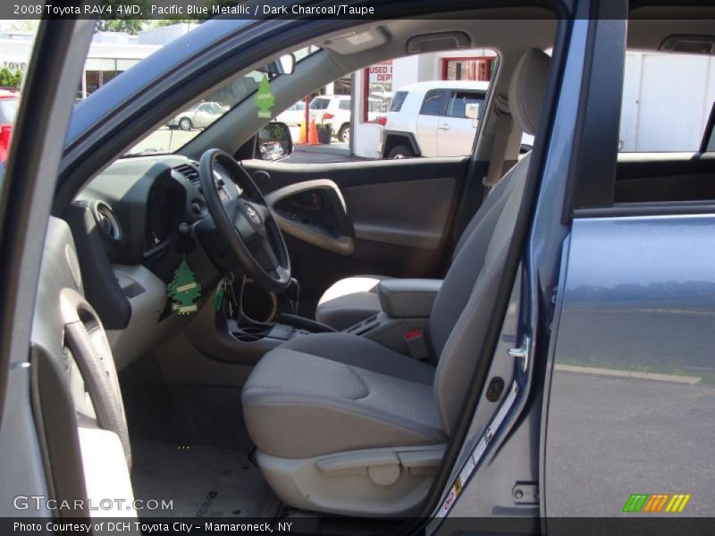 Pacific Blue Metallic / Dark Charcoal/Taupe 2008 Toyota RAV4 4WD