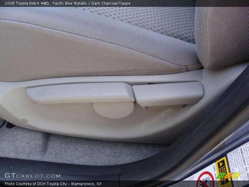 Pacific Blue Metallic / Dark Charcoal/Taupe 2008 Toyota RAV4 4WD