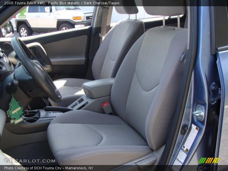 Pacific Blue Metallic / Dark Charcoal/Taupe 2008 Toyota RAV4 4WD