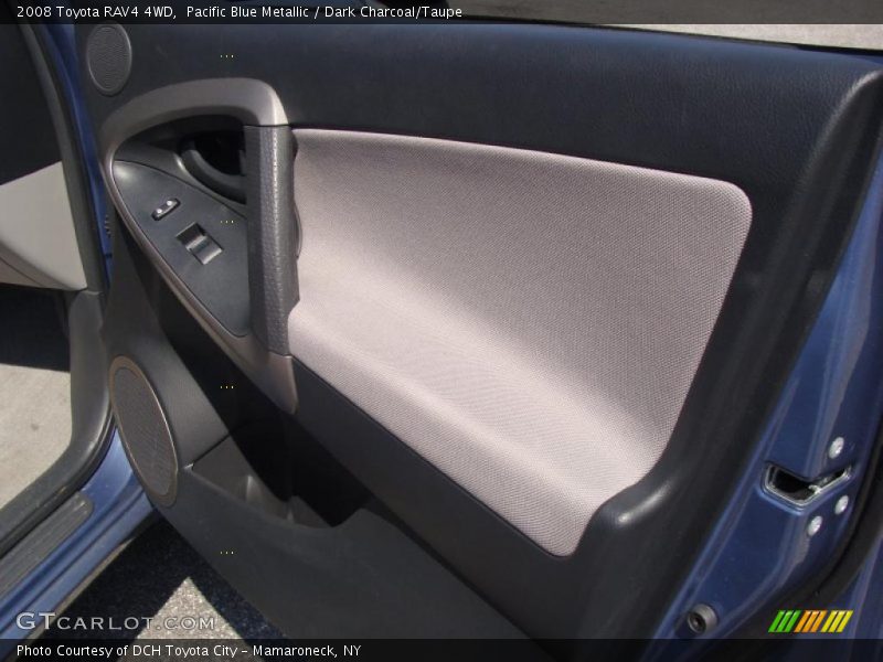 Pacific Blue Metallic / Dark Charcoal/Taupe 2008 Toyota RAV4 4WD