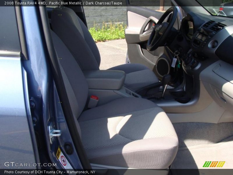 Pacific Blue Metallic / Dark Charcoal/Taupe 2008 Toyota RAV4 4WD