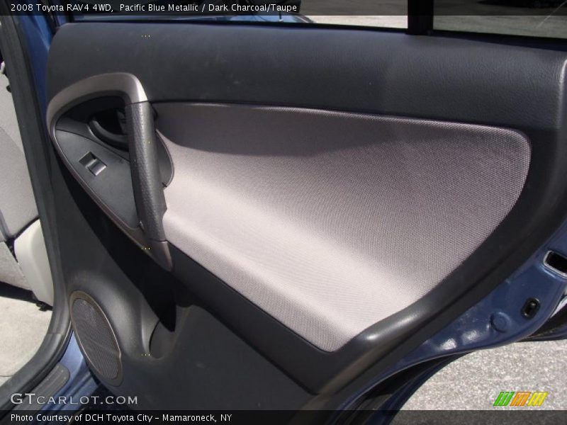 Pacific Blue Metallic / Dark Charcoal/Taupe 2008 Toyota RAV4 4WD