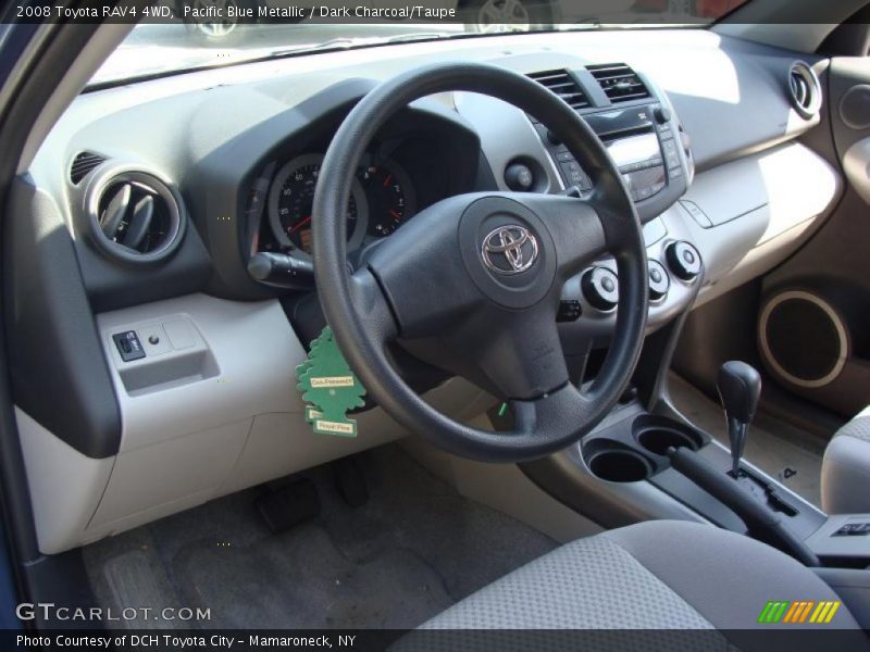 Pacific Blue Metallic / Dark Charcoal/Taupe 2008 Toyota RAV4 4WD