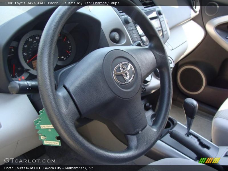 Pacific Blue Metallic / Dark Charcoal/Taupe 2008 Toyota RAV4 4WD