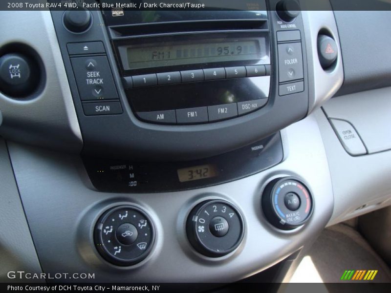 Pacific Blue Metallic / Dark Charcoal/Taupe 2008 Toyota RAV4 4WD