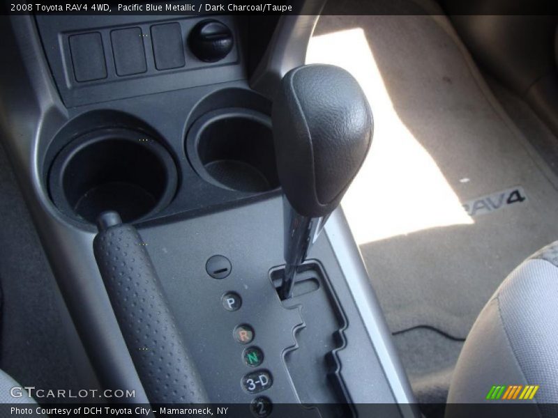 Pacific Blue Metallic / Dark Charcoal/Taupe 2008 Toyota RAV4 4WD