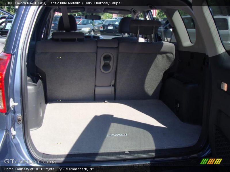 Pacific Blue Metallic / Dark Charcoal/Taupe 2008 Toyota RAV4 4WD