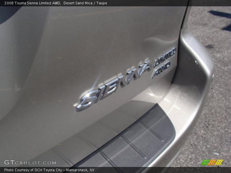 Desert Sand Mica / Taupe 2008 Toyota Sienna Limited AWD