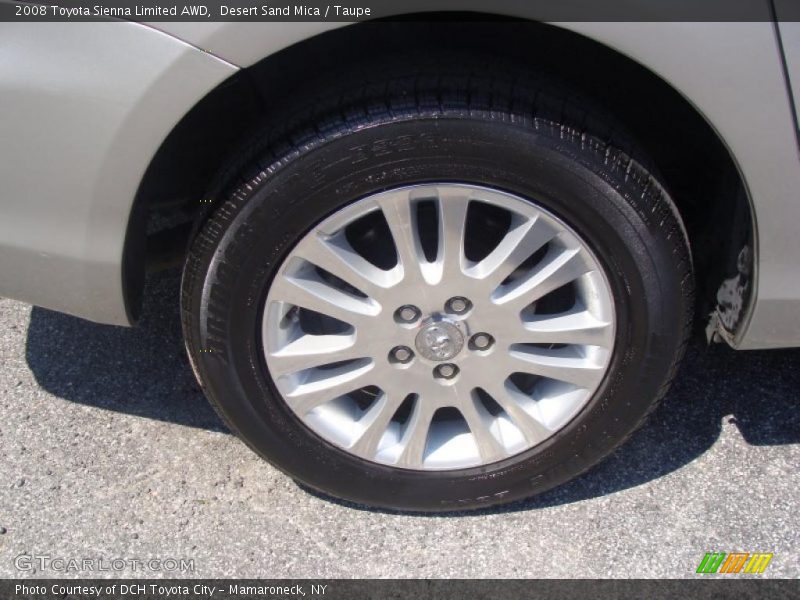 Desert Sand Mica / Taupe 2008 Toyota Sienna Limited AWD